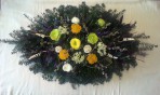 Žltozelený jarný aranžmán