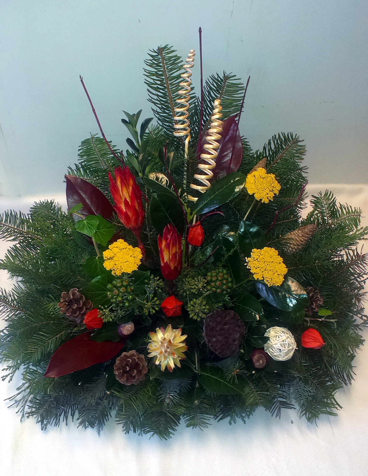 Žltooranžový veľký aranžmán